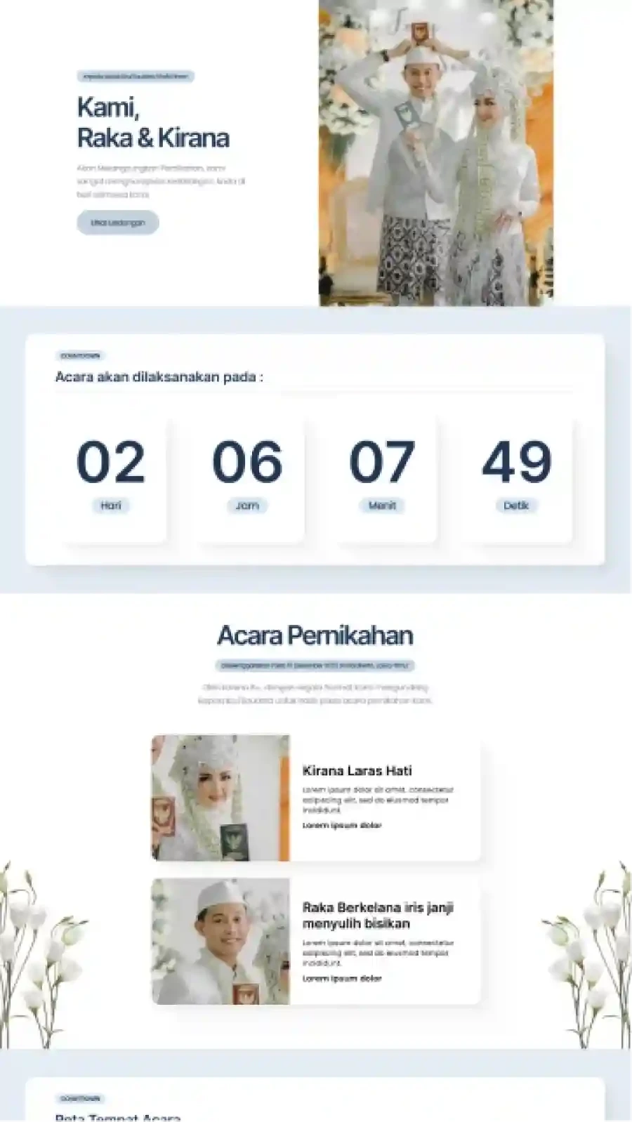 Banner Minvitee - Undangan Digital